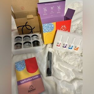 Beetles‎ Dip Powder Nail Kit, 6 Colors Jelly. Jail nail polish. New. Assisted